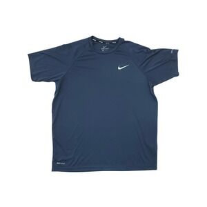Nike Men's Short Sleeve Hydroguard Swim Shirt UPF 40+ Size Large